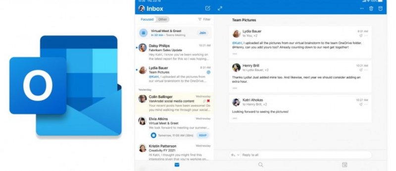 بريد مايكروسوفت الاحترافي يحظى بتحديث مثير على “آيباد”