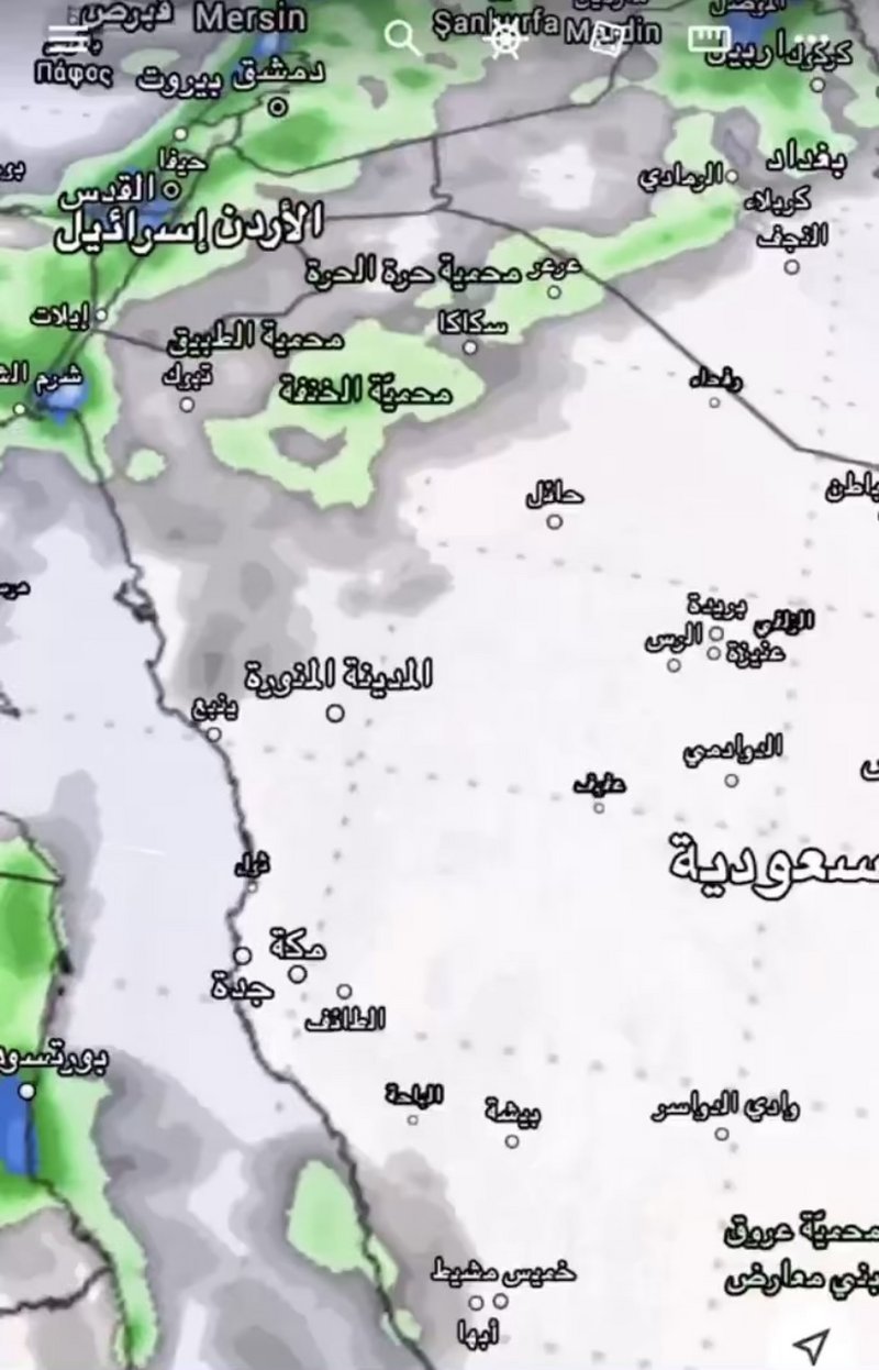 حالة من عدم الاستقرار الجوي تؤثر في أجواء السعودية