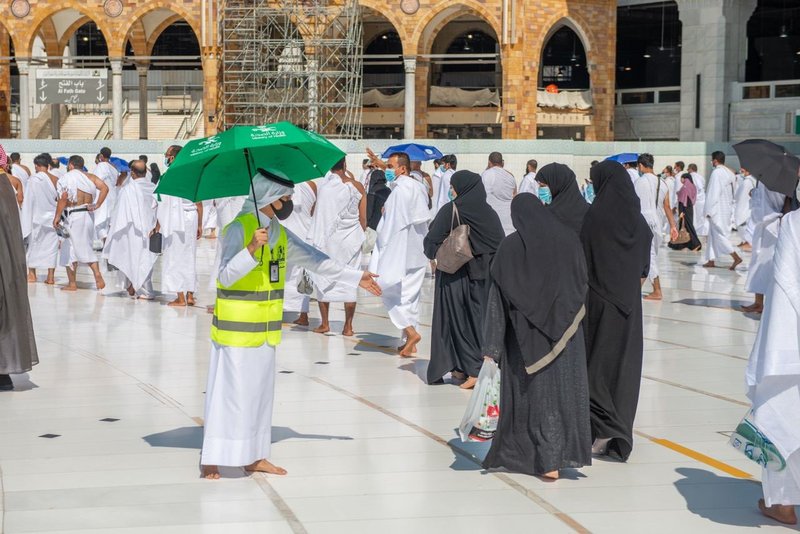 تفويج مليون امرأة لأداء العمرة والصلاة بالمسجد الحرام