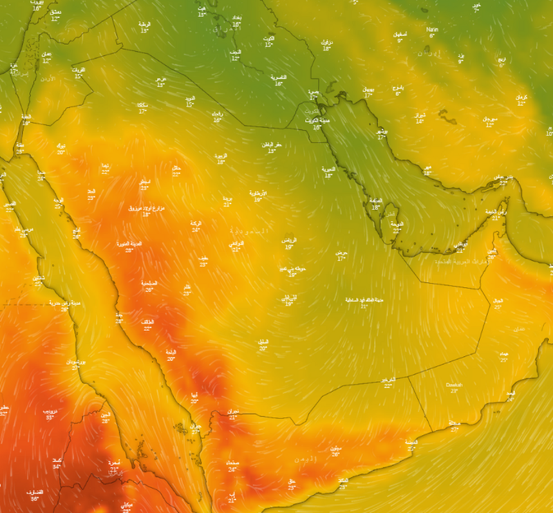 كم ترتفع الحرارة؟.. “الحصيني” يكشف توقعاته راسمًا “خريطة برودة ال