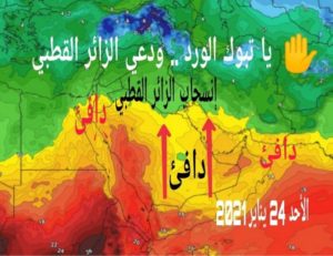 رحيل تام للزائر القطبي عن أجواء المم