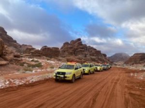 “ثلوج تبوك”.. “المدني” يؤكد الجاهزية والحضور الميداني ويدعو الجمي