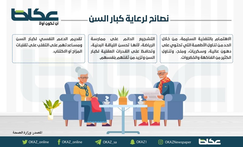 نصائح لرعاية كبار السن – أخبار السعودية