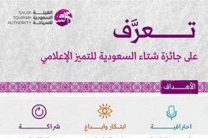 جائزة “شتاء السعودية” للتميز الإعلامي تدفع المشاركين لإبراز التجا