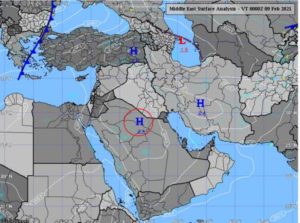 آخر “الشبط” وأول “العقارب”.. “المسند” عن أجواء المملكة: “H” يتربع