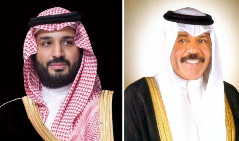 ولي العهد السعودي وأمير الكويت يستعرضان أهمية «الشرق الأوسط الأخضر» بيئياً