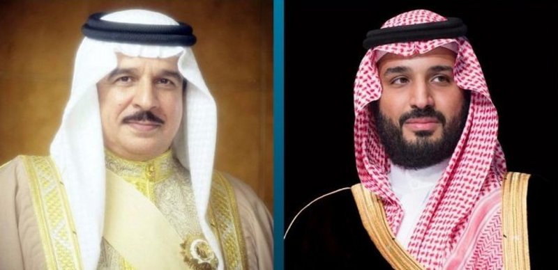 ولي العهد يبحث مع ملك البحرين مبادرتي “السعودية الخضراء” و”الشرق