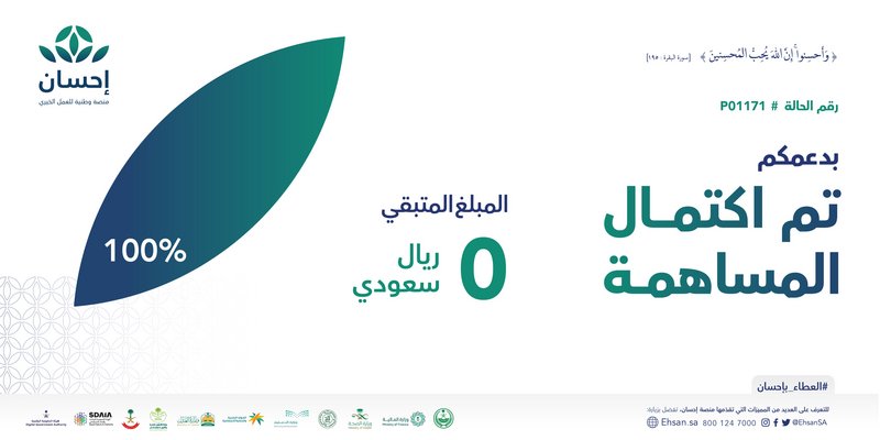 خلال ساعات.. “إحسان” تعلن اكتمال مساهمة تأهيل 10 أطفال من متلازمة