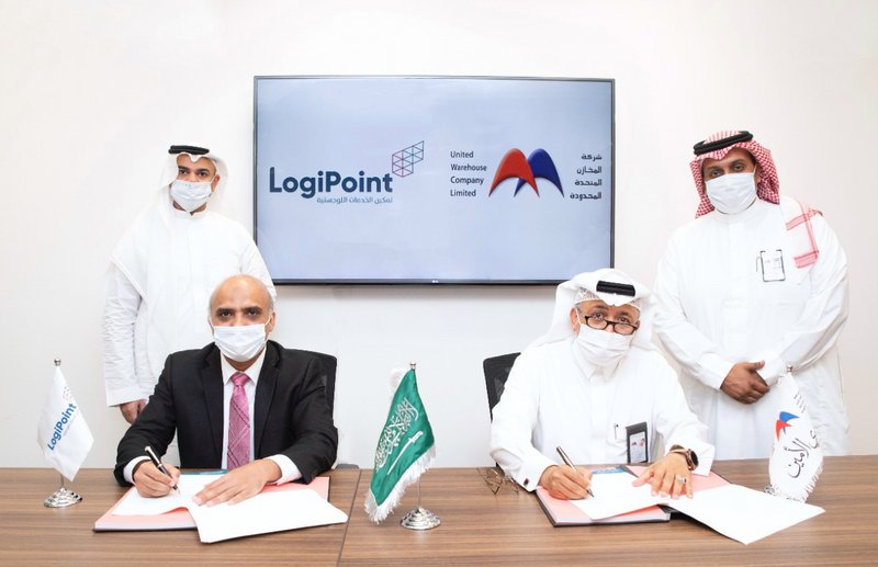 شراكة بين “LogiPoint” و”المخازن المتحدة” لبناء مستودع بمساحة 15 أ