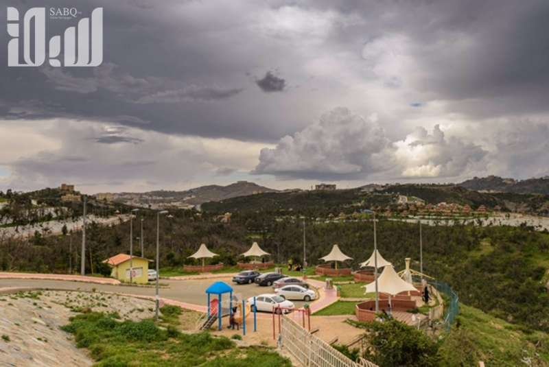 مصحوبة بزخات من البَرَد.. أمطار غزيرة إلى متوسطة على “الباحة”