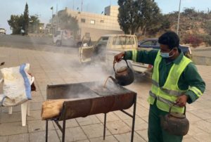 بالصور.. إزالة بسطات عشوائية ومخالفة انتشرت “شفا الطائف”