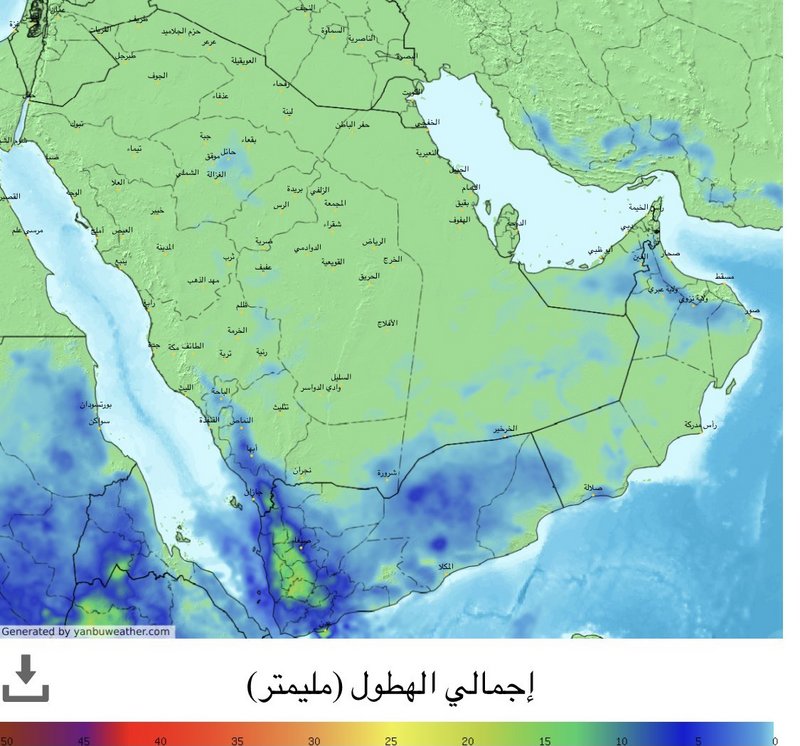 أمطار هنا مناطقها.. “أجواء 24 ساعة” بتوقيع “الحصيني”: “تروية” مست