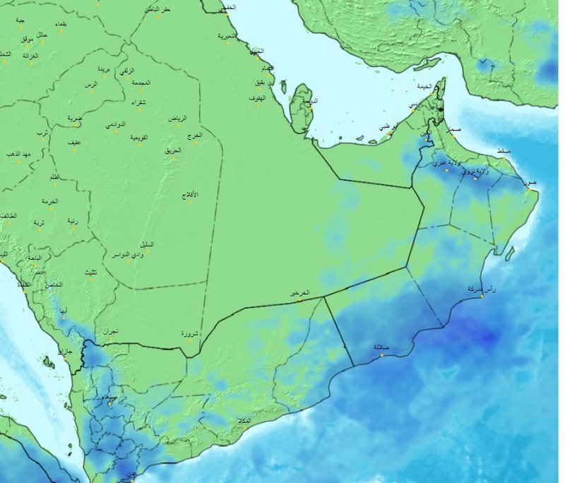 حارة إلى حارة جداً نهاراً ومعتدلة فجرا