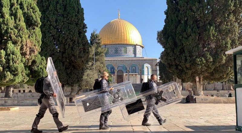 بعد مواجهات مع الاحتلال .. عودة الهدوء إلى ساحات المسجد الأقصى