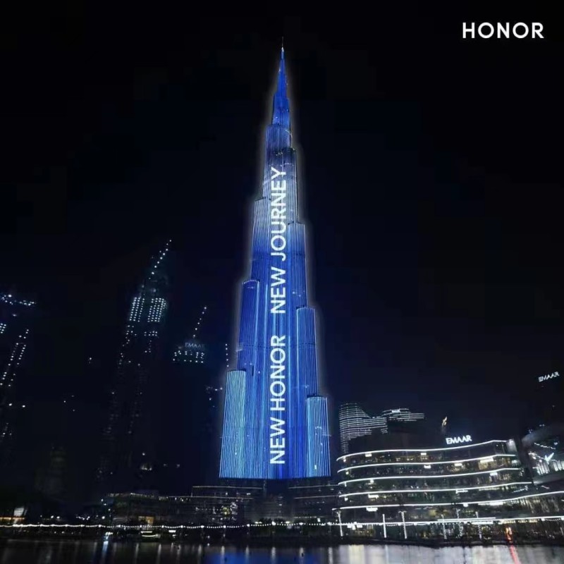 «HONOR» تُضيء برج خليفة إعلاناً لبدء رحلتها الجديدة كعلامة رائدة في عالم التكنولوجيا – أخبار السعودية