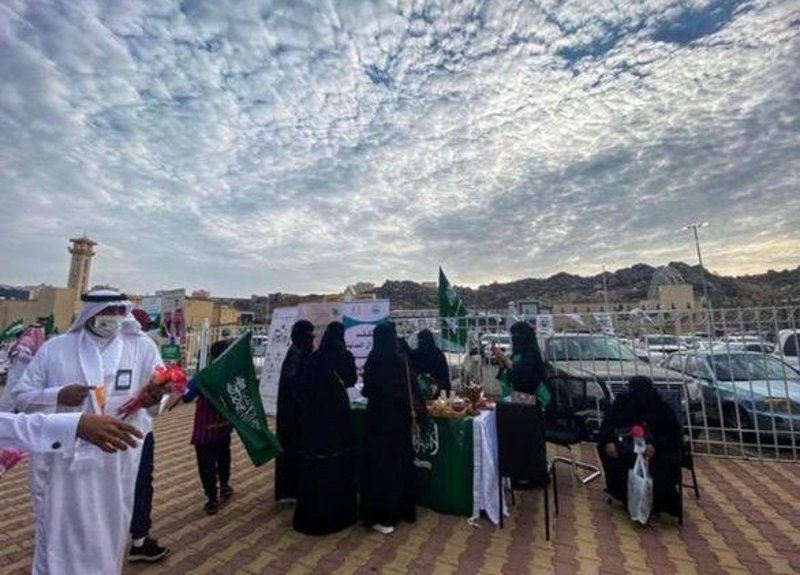 “الأحوال المدنية النسائي” ببلجرشي يشارك فعاليات اليوم الوطني