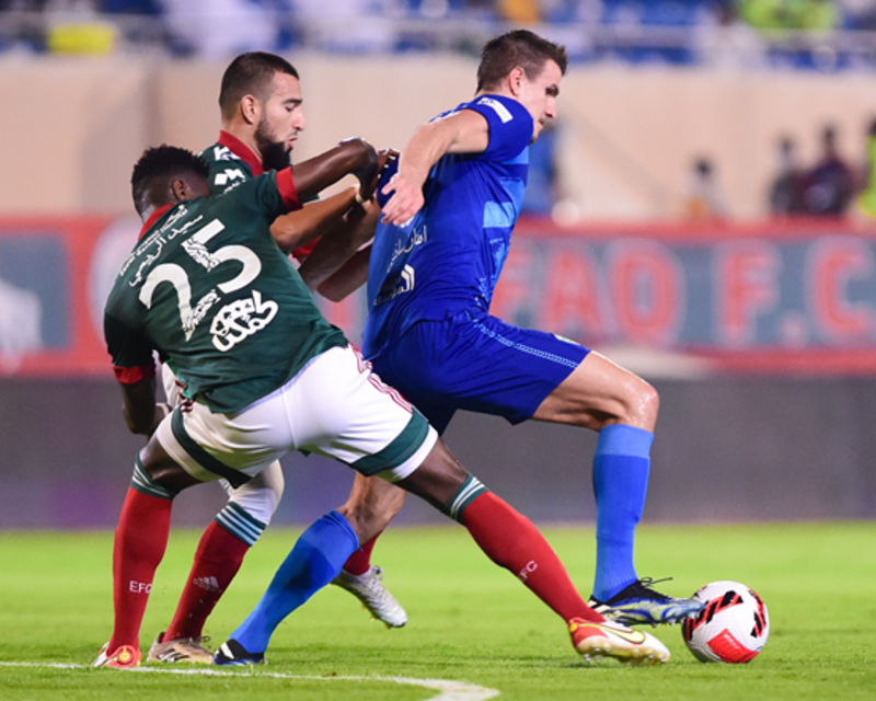 في الجولة السابعة من دوري المحترفين .. لا غالب ولا مغلوب في مبارا