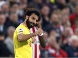 محمد صلاح يسجل هدفه رقم 100 مع ليفربول في الدوري الإنجليزي