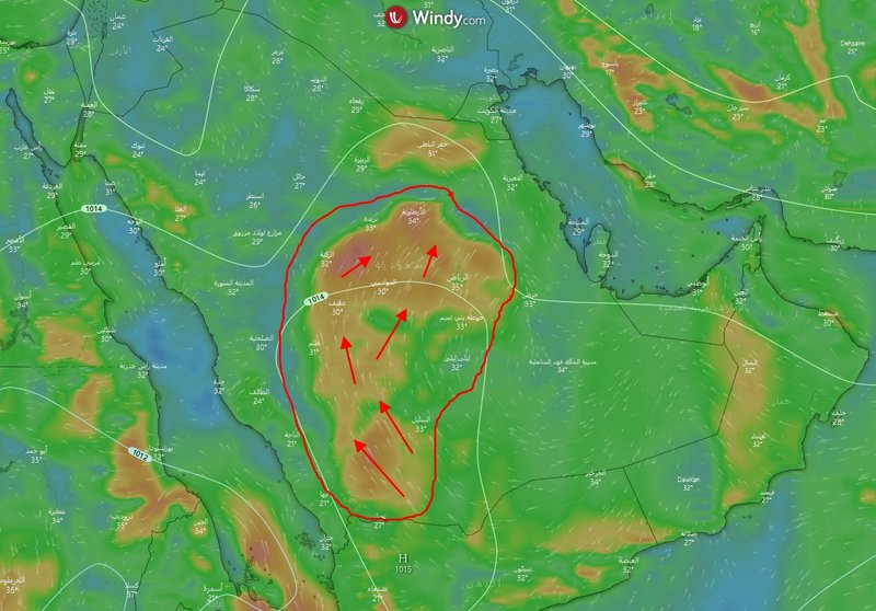 اليوم هو الأخير في “نوء العواء” وأول “نجوم الوسم”