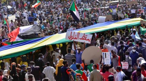 مسيرات مليونية لدعم الحكم المدني في السودان