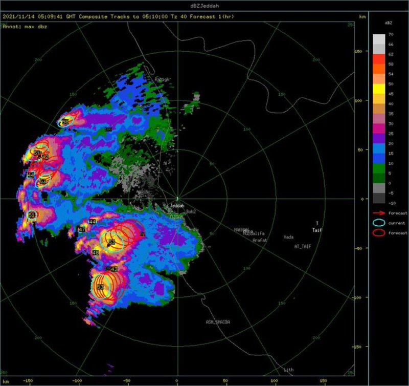 ماذا تقول صور الرادار عن #جدة_الآن: “الوطني للأرصاد” يكشف