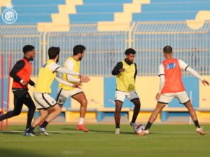 النصر يواصل التحضير لموقعة الهلال .. والكوري “كيم” يوجد بالتدريبا