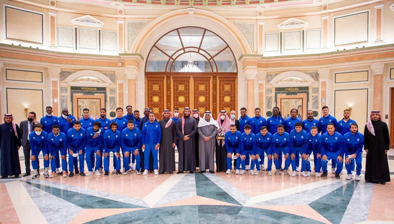 بعد تحقيقهم لقب دوري أبطال آسيا والتأهل لكأس العالم.. ولي العهد ي