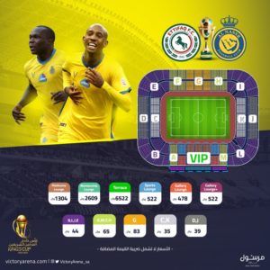 تذاكر مباراة النصر والاتفاق في الكأس.. بين 40 ريالاً و7500 ريال