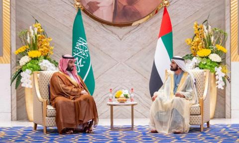 محمد بن سلمان يزور مقر «إكسبو2020» في دبي