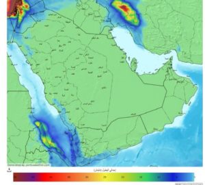 موجة برد ورياح مغبرة شبه قوية تبدأ مساء اليوم من الشما