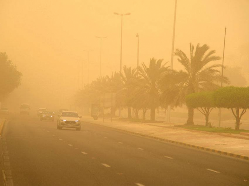 ضباب على محافظة وادي الفرع