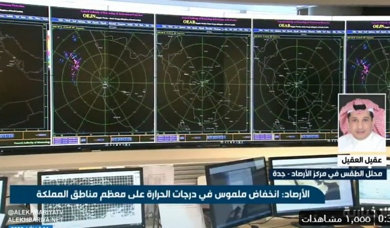 البرد يجمع الرياض بـ”الشمالية”.. كتلة باردة بالعاصمة والحرارة غدا