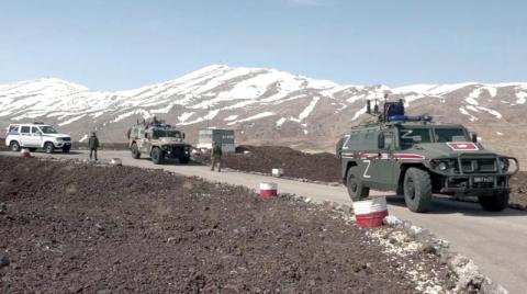 روسيا تنشر صوراً لدورية عسكرية في الجولان السوري