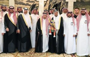 أمير الرياض يستقبل الفيحاء بطل «كأس الملك»