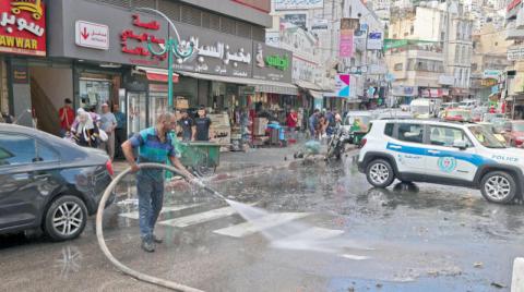 اتفاق في نابلس ينهي مواجهات داخلية تخللها تخريب كبير