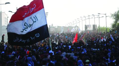 آلاف أحيوا الذكرى الثالثة لـ«حراك أكتوبر» في العراق