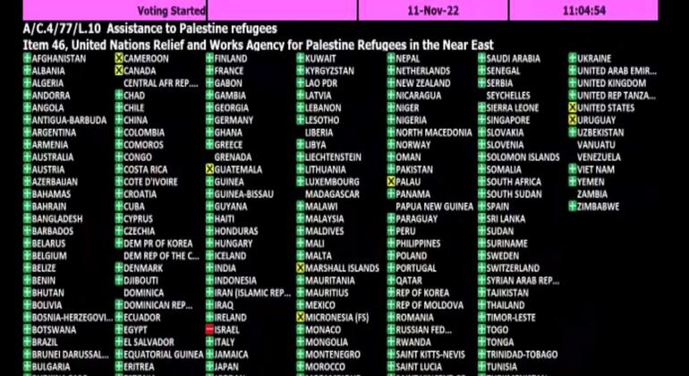 اعتماد 6 قرارات متعلقة بالأرض الفلسطينية والجولان السوري أحدها يتضمن طلب فتوى من محكمة العدل الدولية