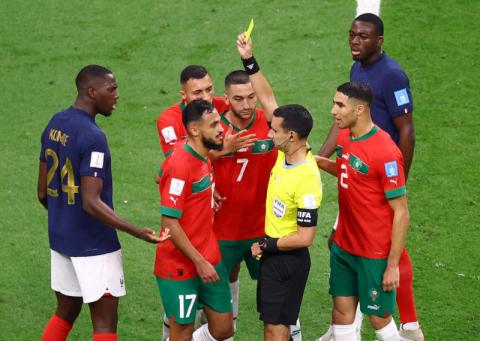 المغرب يتقدم باحتجاج رسمي على «ظلم تحكيمي» في نصف النهائي ضد فرنسا