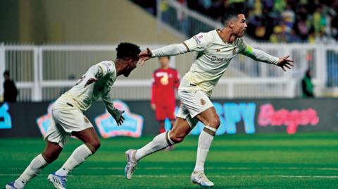 الدوري السعودي: هاتريك رونالدو يعيد الصدارة للنصر