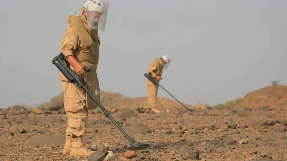 «مسام»: نزع 836 لغماً من اليمن في أسبوع – أخبار السعودية