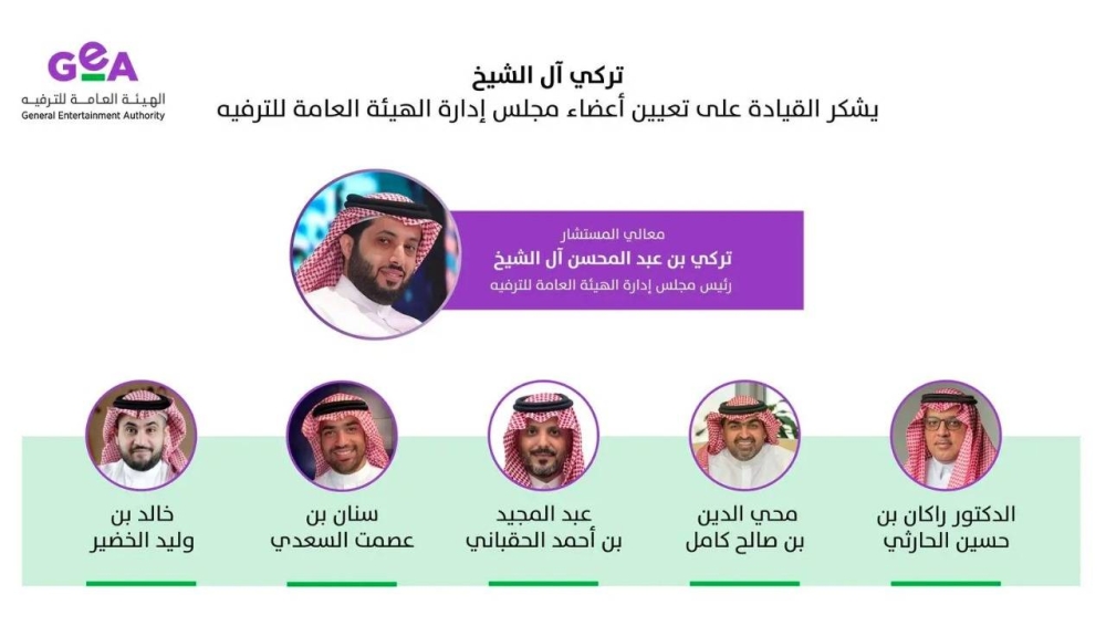 تركي آل الشيخ يشكر القيادة على تعيين أعضاء مجلس إدارة الهيئة العامة للترفيه – أخبار السعودية