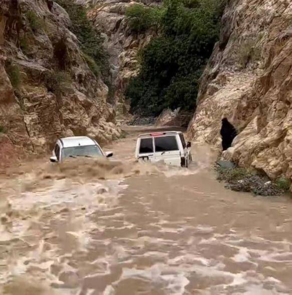 أبطال قصة إنقاذ أسرة وادي لجب بجازان: فقدنا الأمل في السيارة فلجأنا لسحبهم بالحبال – أخبار السعودية