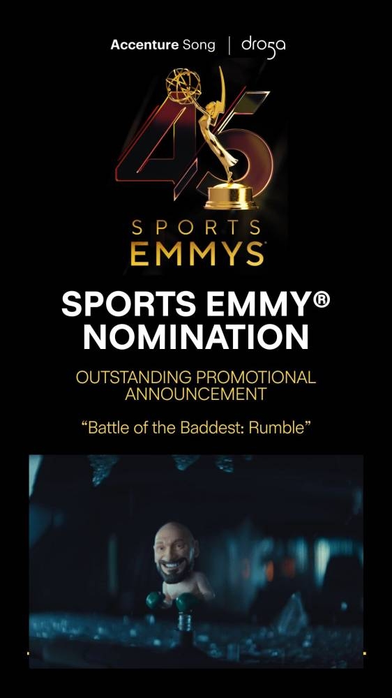 ترشيح إعلان «Rumble» أحد أعمال موسم الرياض الإبداعية ضمن جوائز «Sports Emmy Awards» العريقة – أخبار السعودية