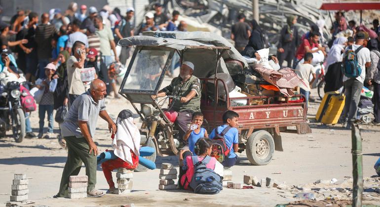 الأمم المتحدة: فرض أوامر الإخلاء على أجزاء من طريق صلاح الدين في غزة يعيق جهود الإغاثة